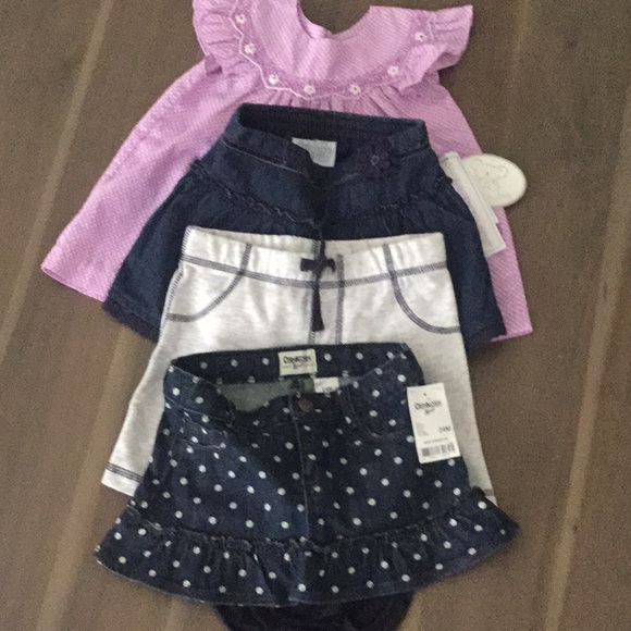 Sale NWT  infant girls 18-24 - 2 skirts,shorts,top - Picture 2 of 6